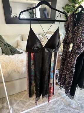 Y2K 100% Silk ‘Single Dress’ L